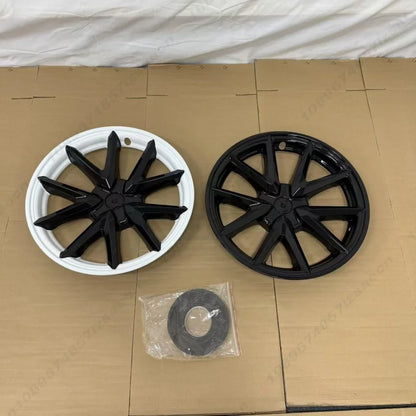 18" Replacement Hub Cap Wheel Covers for Tesla Model 3 (2017–2023) | 4-Piece ABS Set - 14:201452420#Gloss Black-14:202530813#Orange-14:10#White-14:201504124#Pepper White-14:203603266#Purple-  DRIVEN - 5