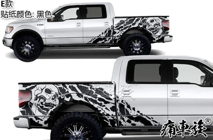 Full-Body Appearance Decoration Vinyl Kit for Ford F-150 Raptor | Custom KK Pickup Wrap - 200000182:29#A2-200000182:193#A1-200000182:366#C1-200000182:350852#C-200000182:10#B-  DRIVEN - 5