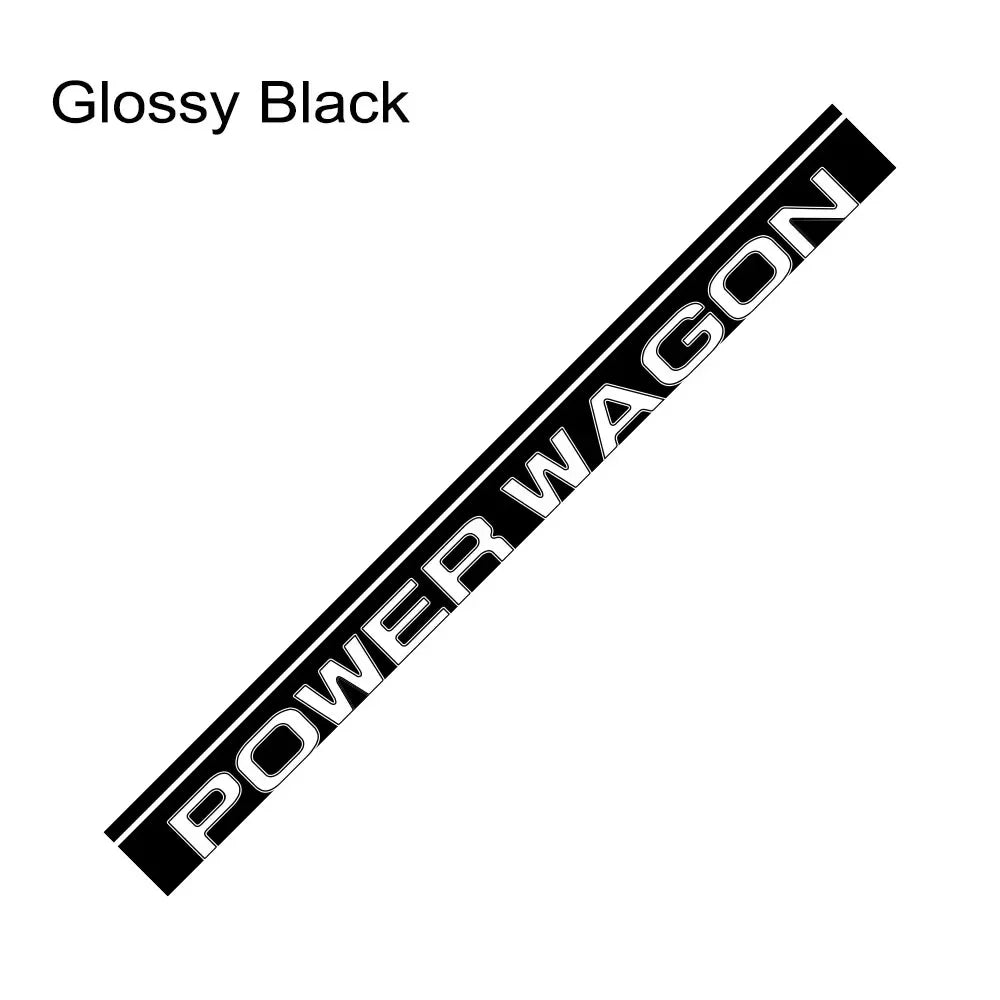 Power Wagon Tailgate Custom Letter Decal for Dodge RAM 1500 / 2500 Rebel | 12-Color Vinyl Sticker - 200000182:200004890#Matt Black-200000182:771#Carbon Fiber-200000182:350853#Matt Sliver-200000182:200006152#Colorful Laser-200000182:173#Glossy Blue-  DRIVEN - 14