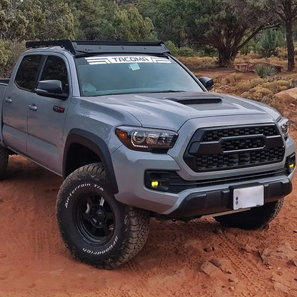 Front Windshield Graphic Decal for Toyota Tacoma | Custom Logo Vinyl Truck Sticker - 200000182:193#Glossy Black-200000182:1052#Colorful Laser-200000182:350850#Matt Black-200000182:350853#Carbon Fiber-200000182:366#Glossy Yellow-  DRIVEN - 3