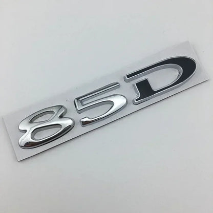 Rear Boot Trunk Tailgate Emblem Badge for Tesla Model 3 / S / X / Y | 75D 85D 90D 100D Sticker - 14:200004889#75D-14:200003699#75D-3-14:200002130#85D-14:200004890#75D-1-14:200004891#75D-2-  DRIVEN - 7