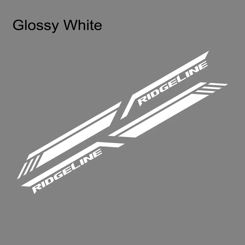 4x4 Trunk Side Stripe Decal for Honda Ridgeline | Vinyl Truck Graphics - 200000182:350852#Glossy Orange-200000182:366#Glossy Yellow-200000182:691#Glossy Gray-200000182:10#Glossy Red-200000182:496#Matt Silver-  DRIVEN - 16