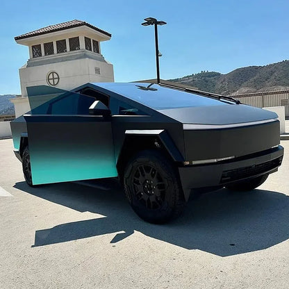 Precut Color Change PPF for Tesla Cybertruck (2024–2026) | DIY Black & Glacier Blue PET Film - 200000182:94#Reddish-Brown Gradie-200000182:173#Chameleon Gradient-200000182:10#Blue-purple Gradient-200000182:29#Laser Rainbow Gradie-200000182:350852#Rainbow Gradient-  DRIVEN - 1