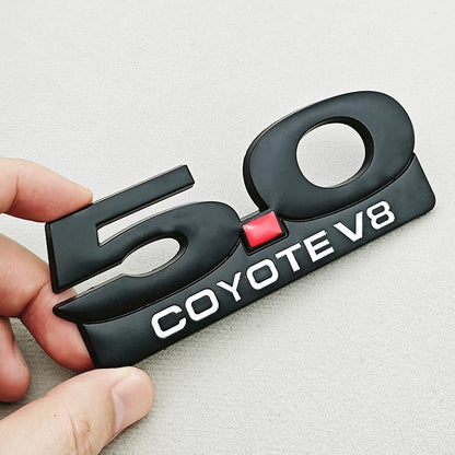 3D Metal GT350 / Shelby / 5.0 Fender & Trunk Badge | Ford Mustang Emblem Sticker - 200000182:350852#GT350 Silver Red-200000182:366#GT500 Silver Red-200000182:691#5.0 V8 Chrome-200000182:10#5.0 V8 Black-200000182:193#5.0 Chrome-  DRIVEN - 15