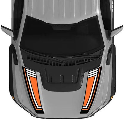 Custom Matte Black Engine Hood Stripe Kit | Front Graphics for Ford Raptor / Mustang - 200000182:200006152#K-200000182:1052#J-200000182:173#G-200000182:366#F-200000182:200013901#I-  DRIVEN - 7