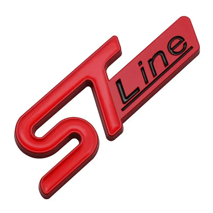 3D Metal ST Line Trunk Badge | Ford Focus / Mondeo / Kuga / Ecosport Emblem - 200000182:350686#Silver Blue;5:361385#7.9 x 2.7cm-200000182:496#Black Blue;5:361385#7.9 x 2.7cm-200000182:173#Silver Yellow;5:361385#7.9 x 2.7cm-200000182:175#Black Yellow;5:361385#7.9 x 2.7cm-200000182:350850#Black Green;5:361385#7.9 x 2.7cm-  DRIVEN - 4