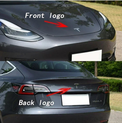 Zinc Alloy Front Hood Logo Sticker for Tesla Model 3 / Model Y | Auto Body Styling Emblem - 200000182:29#Black;355:203282824#Model Y-200000182:691#Matte black Rear;355:203282823#Model 3-200000182:193#Silver Front;355:203282824#Model Y-200000182:29#Black;355:203282823#Model 3-200000182:193#Silver Front;355:203282823#Model 3-  DRIVEN - 1
