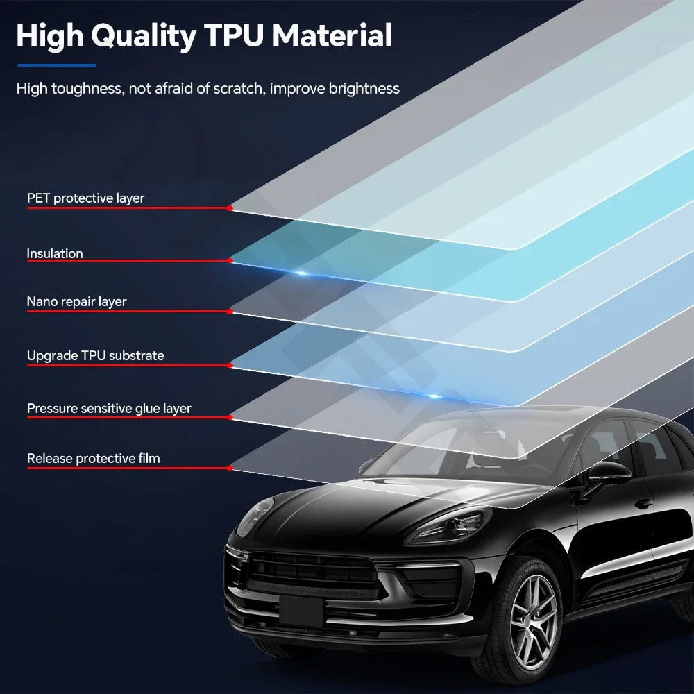 Precut PPF for Porsche Macan Base / S / Turbo (2022–2024) | TPU Headlight & Mirror Protection - 200000182:193#Headlight film;355:203282823#With Tools;5:200000990#Transparent Film-200000182:29#Rearview film;355:203282823#With Tools;5:200000990#Transparent Film-  DRIVEN - 4