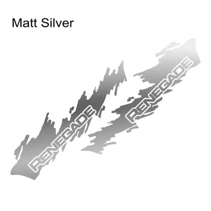 Splash Motor Door Side Skirt Decal for Jeep Renegade / JK | 2-Piece Vinyl Film Graphic - 200000182:193#Glossy Black-200000182:350850#Matt Gold-200000182:350853#Matt Silver-200000182:771#Carbon Fiber-200000182:366#Glossy Yellow-  DRIVEN - 10