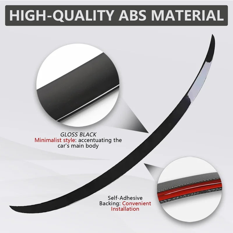 Performance-Style ABS Rear Trunk Spoiler for Tesla Model 3 / Model 3 Highland / Model Y (2018–2026) - 14:200004890#Model3-GC;200007763:201336106-14:200002130#Model3-MB;200007763:201336106-14:200572156#Model3-GB;200007763:201336106-14:173#MY M3 HIGHLAND-MC;200007763:201336106-14:350853#MY M3 HIGHLAND-GC;200007763:201336106-  DRIVEN - 3