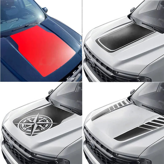 Ford Maverick Hood Scoop Decal Kit – Matte Vinyl Wrap Overlay (2022–2023) - 200000182:691#B-  DRIVEN - 1