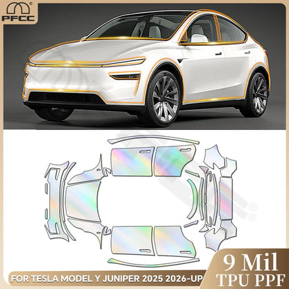 Precut PPF for Tesla Model Y Juniper (2025–2026) | 9-Mil Anti-Scratch TPU Film Full Coverage - 14:193#Front;355:203282823#Y Juniper 2025 2026;5:200000990#Clear Film-14:350852#Whole Set;355:203282823#Y Juniper 2025 2026;5:200000990#Clear Film-14:29#Hood;355:203282823#Y Juniper 2025 2026;5:200000990#Clear Film-14:691#Doors;355:203282823#Y Juniper 2025 2026;5:200000990#Clear Film-14:10#Rear Trunk;355:203282823#Y Juniper 2025 2026;5:200000990#Clear Film-  DRIVEN - 1