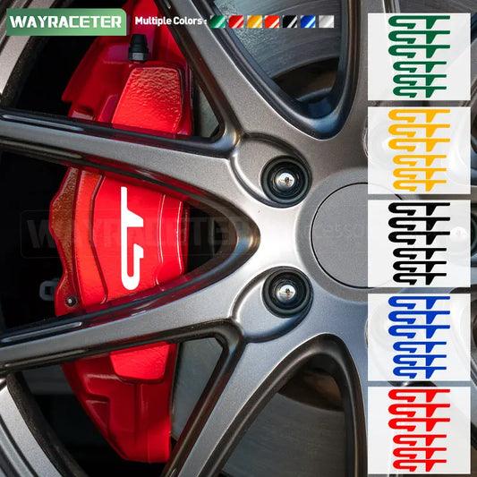 Kia Brake Caliper Decal Set – Hi-Temp Waterproof Reflective GT Vinyl | Sportage, Forte, K5, Stinger, Sorento & More - 200000182:10#Reflective red-  DRIVEN - 1