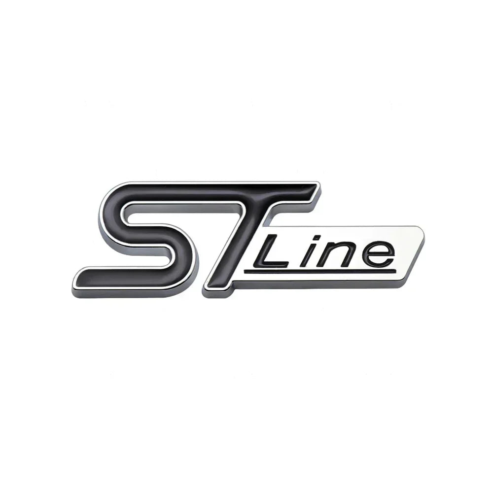 3D Metal ST Line Trunk Badge | Ford Focus / Mondeo / Kuga / Ecosport Emblem - 200000182:350686#Silver Blue;5:361385#7.9 x 2.7cm-200000182:496#Black Blue;5:361385#7.9 x 2.7cm-200000182:173#Silver Yellow;5:361385#7.9 x 2.7cm-200000182:175#Black Yellow;5:361385#7.9 x 2.7cm-200000182:350850#Black Green;5:361385#7.9 x 2.7cm-  DRIVEN - 16