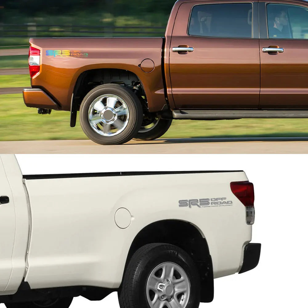 Trunk Side 4x4 Off-Road Decal for Toyota Tundra TRD / SR / SR5 | Pickup Bed Vinyl Sticker - 200000182:193#Glossy Black-200000182:200004890#Matt Black-200000182:200006152#Colorful Laser-200000182:771#Carbon Fiber-200000182:173#Glossy Blue-  DRIVEN - 4