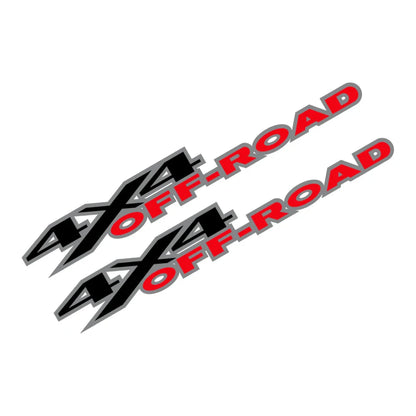 4x4 Off-Road Graphic Decal for Ford F-150 / Silverado / Sierra / RAM / Dmax | 2-Piece Trunk Vinyl Sticker - 200000182:193#4x4 decal-  DRIVEN - 7