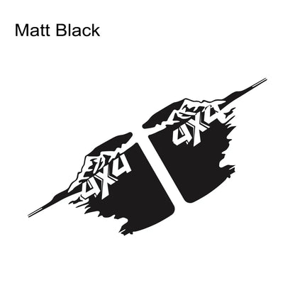 Universal 4x4 Side Bed Splash Decal | Fits Ford F-150, Toyota Hilux, Dodge RAM, Isuzu D-Max, Mitsubishi L200 & More - 200000182:350850#Glossy Black-200000182:350853#Glossy Gray-200000182:350852#Glossy White-200000182:1052#Carbon Fiber-200000182:366#Matt Silver-  DRIVEN - 15