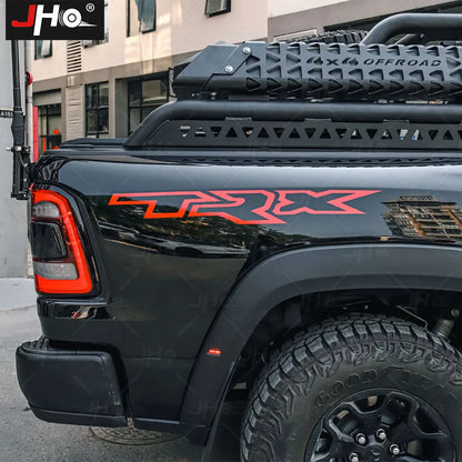 Dodge Ram 1500 TRX Hood Decal Kit – Full Body TRX Graphic Vinyl Wrap (2021–2023) - 200000182:10#Red-200000182:193#Black-  DRIVEN - 5