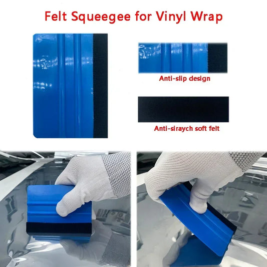 Car Vinyl Wrap Tool Kit | Squeegee, Scraper & Foil Tools for Auto Wrapping - 14:10#13PCS-  DRIVEN - 2