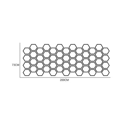 Universal Honeycomb Body Graphic Decal Film | Exterior Vinyl Decor Sticker for Cars & Trucks - 200000182:193#Black-200000182:29#Carbon Fiber-  DRIVEN - 6