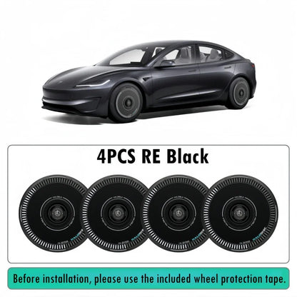 Haloblk Hub Caps for Tesla Model Y Juniper (2025–2026) | 19" & 20" High-Performance Wheel Cover Set