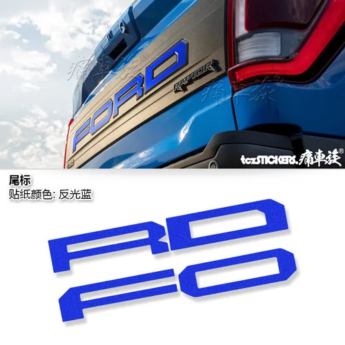 Custom Vinyl Decal Kit for Ford F-150 Raptor 3rd Gen 3.5T (2023) | Special KK Wrap - 200000182:771#l-200000182:200004890#q-200000182:200006152#p-200000182:200013901#o-200000182:200211869#n-  DRIVEN - 14