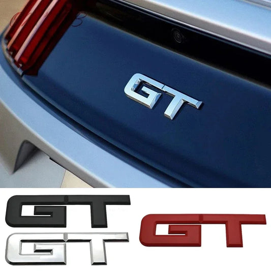 3D Metal Rear Trunk Emblem Badge for Ford Mustang GT | Self-Adhesive Car Sticker - 200000182:350853-  DRIVEN - 1
