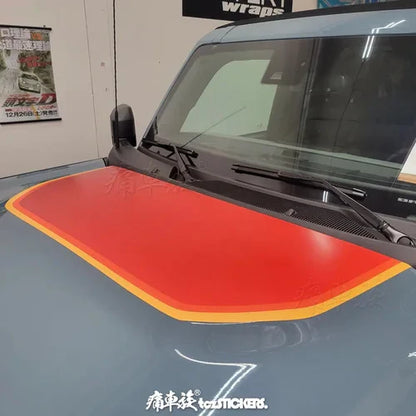 Custom Modified Hood Personality Vinyl Sticker for Ford Bronco | Special KK Film Wrap - 200000182:193#A-200000182:29#B-200000182:1052#K-200000182:350850#L-200000182:350853#M-  DRIVEN - 11