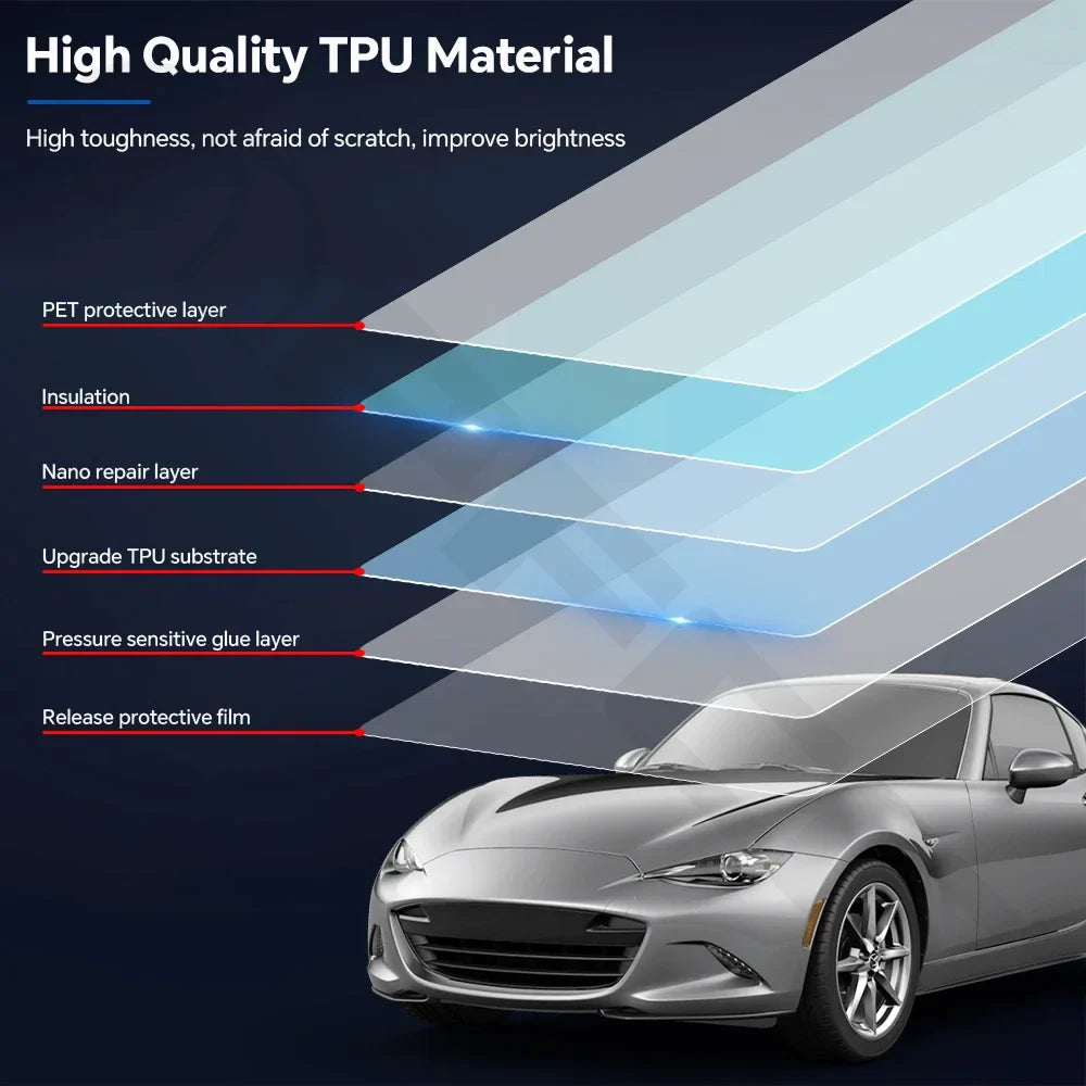 Precut PPF for Mazda MX-5 Miata (2016–2023) | 9-Mil TPU Paint Protection Film Clear Bra - 200000182:10#Rear Trunk;5:200000990#Clear Film-200000182:175#Whole Set;5:200000990#Clear Film-200000182:193#Front;5:200000990#Clear Film-200000182:29#Hood;5:200000990#Clear Film-200000182:691#Doors;5:200000990#Clear Film-  DRIVEN - 5