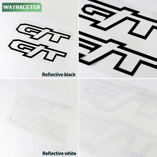 GT Rear Trunk Side Body Graphic Decal for Dodge RAM 1500 (2021–2024) | 2-Piece Vinyl Sticker - 200000182:193#Reflective black-  DRIVEN - 2