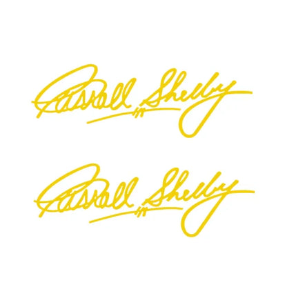 Carroll Shelby Interior & Window Vinyl Decal for Ford Mustang | 2-Piece Sticker - 200000182:175;355:203282824#15cm long-200000182:175;355:203282825#20cm long-200000182:366;355:203282825#20cm long-200000182:175;355:203282823#10cm long-200000182:366;355:203282823#10cm long-  DRIVEN - 11