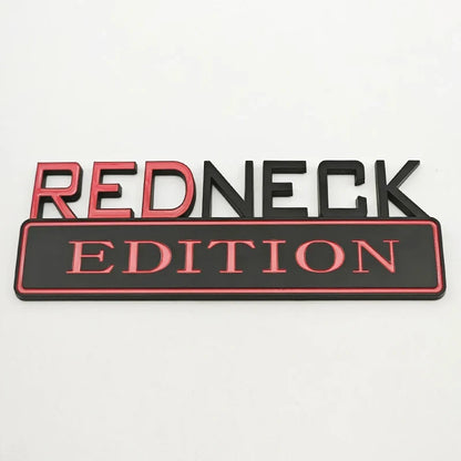 Universal Redneck Edition Emblem Badge | Ford F-150 / Silverado / RAM / Toyota / Jeep Trucks