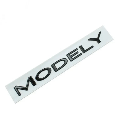Original 3D ABS Letter Logo Emblem for Tesla Model 3 / Model Y | Rear Tailgate Trunk Badge - 200000182:10#MODEL Y Gloss Black-200000182:350852#MODEL Y Matte Black-200000182:366#MODEL Y Silver-200000182:193#MODEL 3 Gloss Black-200000182:29#MODEL 3 Matte Black-  DRIVEN - 7