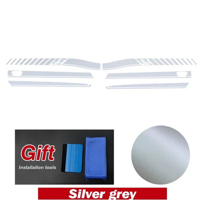 Dodge Challenger Body Side Accent Stripe Decal Kit – Door & Waist Line Graphic | 2008–2023 RS | 8 Premium Finishes - 200000182:193#Gloss Black-200000182:29#Gloss White-200000182:691#Reflective Red-200000182:10#Matte Black-200000182:350852#Silver-Grey-  DRIVEN - 9
