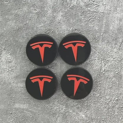 56mm Wheel Center Caps for Tesla Model 3 / Y / S / X | 4-Piece Original Style Hub Cover Set - 14:200002130#Wire-drawing Sliver-14:200004891#Matte Black-14:350853#Red Silver-14:10#Brilliant Silver-14:350852#Matte Black Balck-  DRIVEN - 3