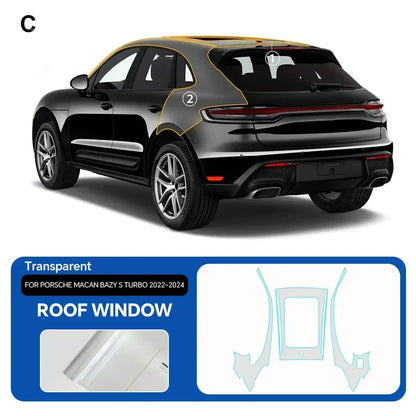 Precut PPF for Porsche Macan Base / S / Turbo (2022–2025) | Full Body TPU Paint Protection Film - 200000182:350852#Roof Window;5:200000990#Clear Film-200000182:10#Whole Set;5:200000990#Clear Film-200000182:200211869#Hood;5:200000990#Clear Film-200000182:350853#Rear Trunk;5:200000990#Clear Film-200000182:350850#Door;5:200000990#Clear Film-  DRIVEN - 10