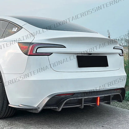 Full Body Kit — Bumper Lips, Diffuser & Spoiler for Tesla Models | Gloss Black & Carbon Tuning - 14:200004890#24M3-Side Skirts-GB-14:200003699#24M3-Rear Wing-GB-14:200002130#24M3-Whole Set-GB-14:200001951#24M3-Front-MB-14:200000914#24M3-Side Skirts-MB-  DRIVEN - 5