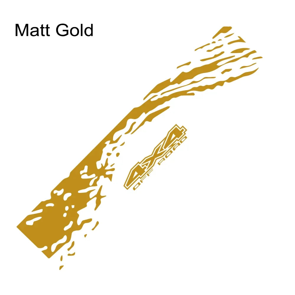 Universal 4x4 Off-Road Tailgate Decal | Fits Ford Ranger, Isuzu D-Max, Chevrolet, VW Amarok, Toyota Hilux & More - 200000182:350850#Matt Gold-200000182:350852#Glossy Orange-200000182:350853#Matt Sliver-200000182:10#Glossy Red-200000182:29#Glossy White-  DRIVEN - 12