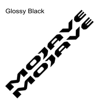 Jeep Gladiator Mojave Hood Decal – Vinyl Letter Graphic Sticker Set | Engine Hood Cover (2 Pcs) - 200000182:10#Glossy Red-200000182:350852#Black Red-200000182:193#Glossy Black-200000182:29#Glossy White-  DRIVEN - 10