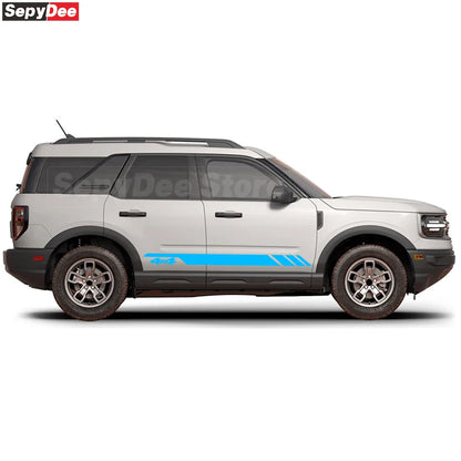 4x4 Hood & Door Side Stripe Decal Kit for Ford Bronco Sport | Full Body Vinyl Tuning Graphics - 200000182:193#hood sticker;355:203282824#Glossy white-200000182:193#hood sticker;355:203282825#Glossy grey-200000182:193#hood sticker;355:203282823#Glossy black-200000182:193#hood sticker;355:203289813#Reflective red-200000182:193#hood sticker;355:203289814#Reflective white-  DRIVEN - 5