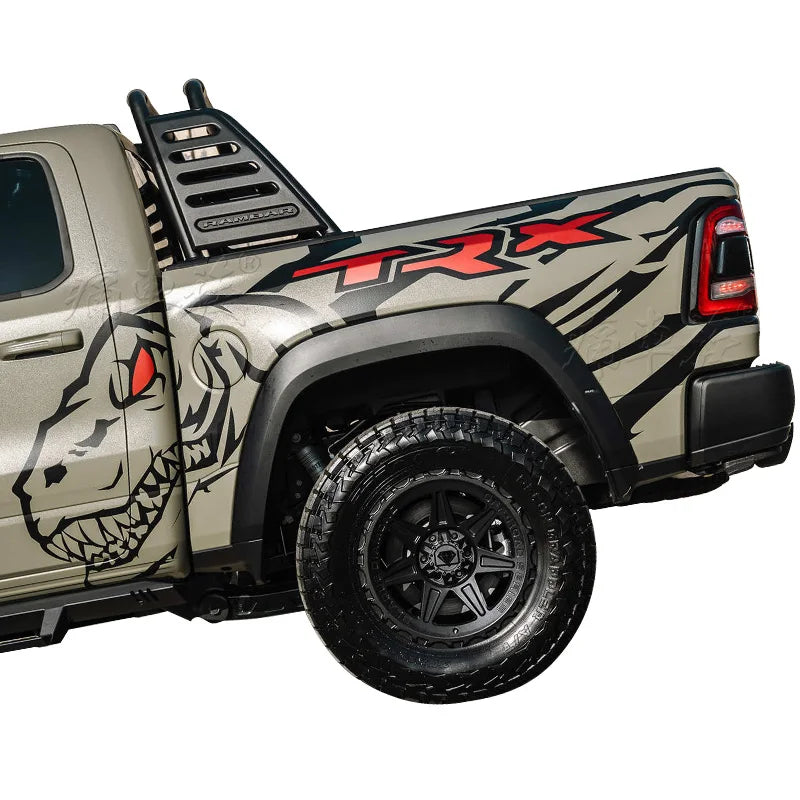 Full Body Appearance Decoration Vinyl Kit for Dodge Challenger / RAM TRX | Custom Body Decal - 200000182:691#C-200000182:29#B-200000182:193#A-  DRIVEN - 5