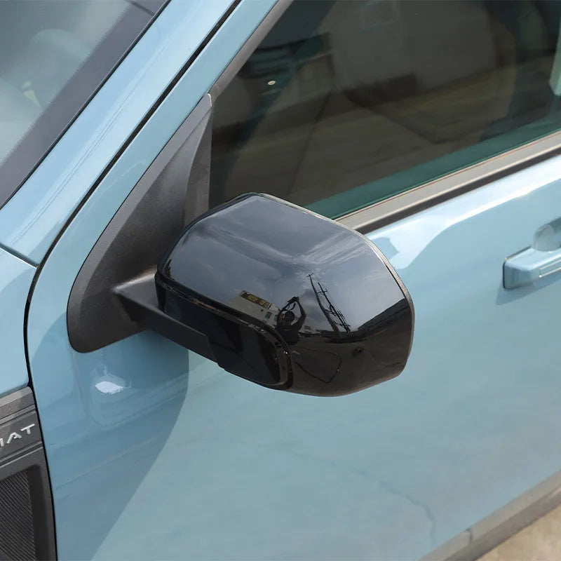 ABS Rearview Side Mirror Decoration Cover for Ford Maverick (2022) | Carbon Fiber / Black / Silver