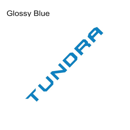 Tailgate Insert & Indent Letter Decal for Toyota Tundra (2014–2019) | Vinyl Pickup Sticker - 200000182:350850#Carbon Fiber-200000182:350852#Glossy Orange-200000182:366#Glossy Yellow-200000182:175#Glossy Blue-200000182:173#Matt Gold-  DRIVEN - 17