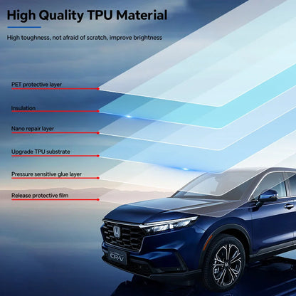 Precut PPF Clear Bra for Honda CR-V (2023–2025) | TPU Paint Protection Film — Headlights, Mirrors & Doors - 200000182:10#Door Extended;355:203282823#With Tools;5:200000990#Transparent Film-200000182:691#Front Rear Door;355:203282823#With Tools;5:200000990#Transparent Film-200000182:29#Rearview Film;355:203282823#With Tools;5:200000990#Transparent Film-200000182:193#Headlight Film;355:203282823#With Tools;5:200000990#Transparent Film-  DRIVEN - 5