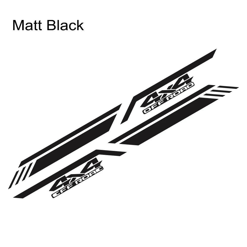 4x4 Off-Road Vinyl Decal for Cars & Pickup Trucks | 47.2" x 3.9" Body Graphic Sticker - 200000182:200013901#Carbon Fiber-200000182:200211869#Colorful Laser-200000182:1052#Matt Silver-200000182:350686#Matt Black-200000182:350852#Glossy Red-  DRIVEN - 7