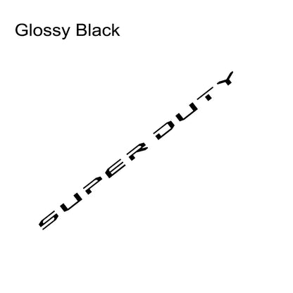 Tail Box Label Decal for Ford Super Duty F-250 / F-350 (2017–2021) | Pickup Vinyl Sticker - 200000182:496#Matt Silver-200000182:350686#Matt Gold-200000182:175#Glossy Blue-200000182:173#Matt Black-200000182:1052#Colorful Laser-  DRIVEN - 10