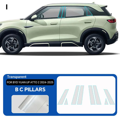 Precut PPF for BYD Yuan UP / Atto 2 (2024–2025) | TPU Headlight, Mirror & Pillar Protection - 200000182:29#Rearview Mirror Film-200000182:691#B C Pillars Film-200000182:193#Headlight Film-  DRIVEN - 9