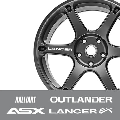 Wheel Rim Vinyl Decal for Mitsubishi Lancer / Outlander / Ralliart / ASX | DIY Rim Sticker Film - 200000182:496#For Outlander;355:203282824#White-200000182:496#For Outlander;355:203282825#Red-200000182:350686#For Ralliart;355:203282823#Black-200000182:350686#For Ralliart;355:203282824#White-200000182:173#For Lancer EX;355:203282823#Black-  DRIVEN - 1
