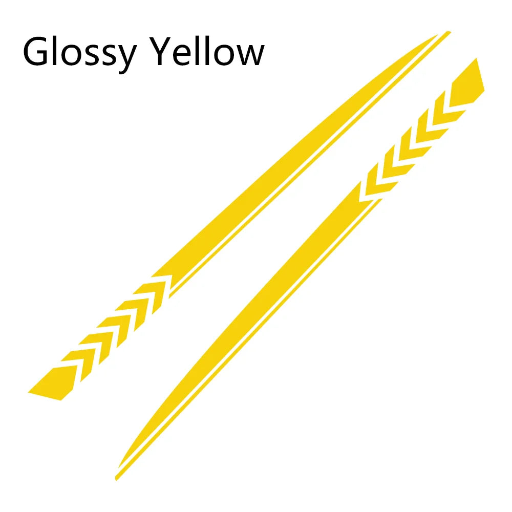 Side Body Decal for Dodge Charger SXT / GT / R/T / Scat Pack / Widebody | Tuning Vinyl Sticker - 200000182:350850#Matt Gold-200000182:350853#Matt Sliver-200000182:366#Glossy Yellow-200000182:173#Glossy Blue-200000182:10#Glossy Red-  DRIVEN - 14