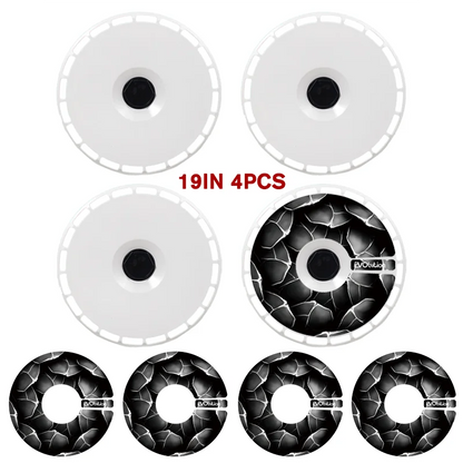 19" DIY Wheel Cover Hub Caps for Tesla Model Y | 4-Piece Style Change Replacement Set - 14:10#Black J1-14:29#Black J2-14:347#Black H3-14:200021498#Black HMG-14:175#Black K3-  DRIVEN - 7
